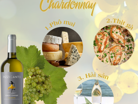 Món ăn kết hợp hoàn hảo cùng vang từ nho Chardonnay?