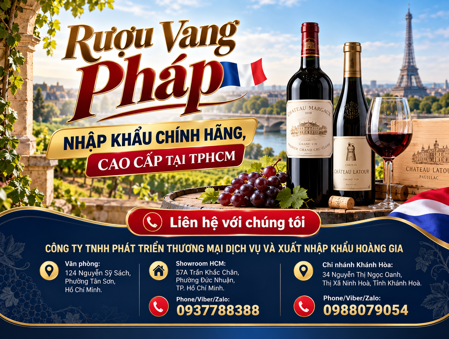 rượu vang Pháp nhập khẩu