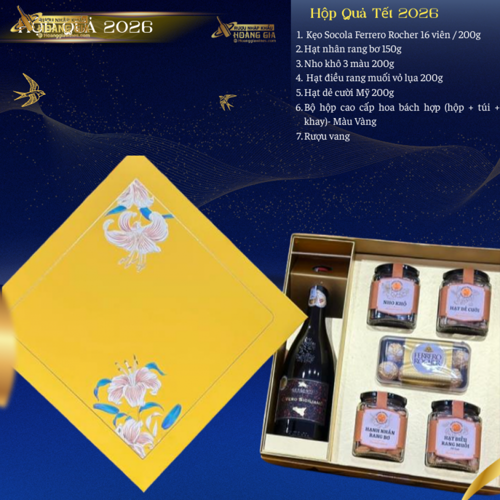  HỘP QUÀ TẾT BÁCH HỢP TÂM GIAO - 2026