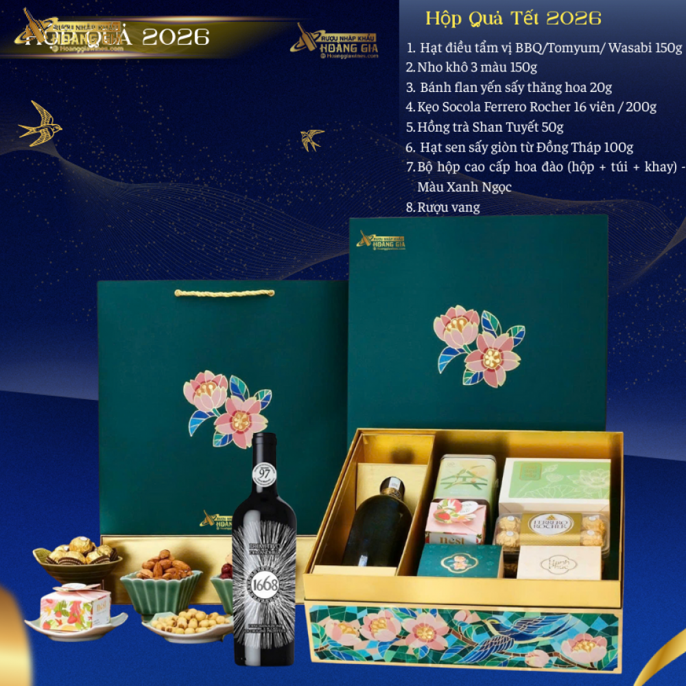 HỘP QUÀ TẾT ĐÀO THẮM XUÂN TÌNH - 2026