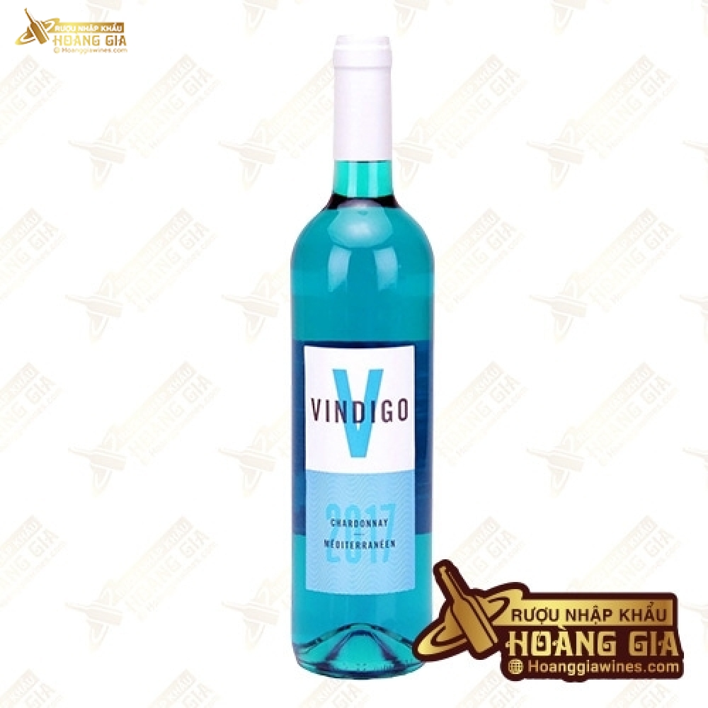 Vang Xanh Tây Ban Nha Vindigo Chardonnay Blue