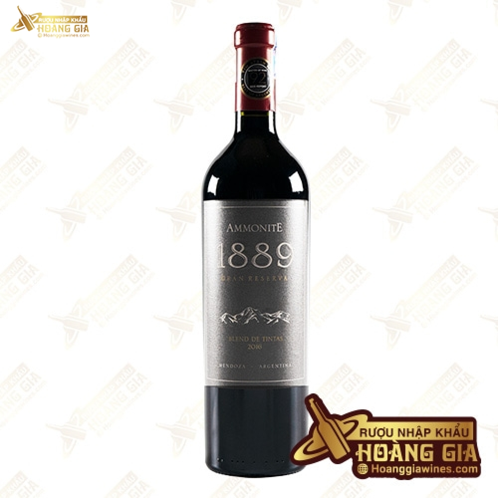 Vang Đỏ Argentina Ammonite 1889 Gran Reserva Nho Blend