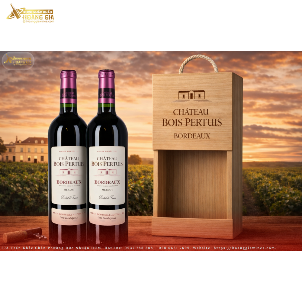   Vang Đỏ Pháp Château Bois Pertuis 