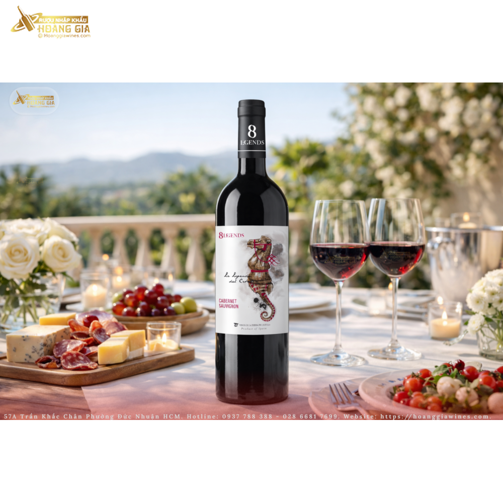 Vang đỏ Tây Ban Nha 8Lgends Leyenda del Caballero Cabernet Sauvignon