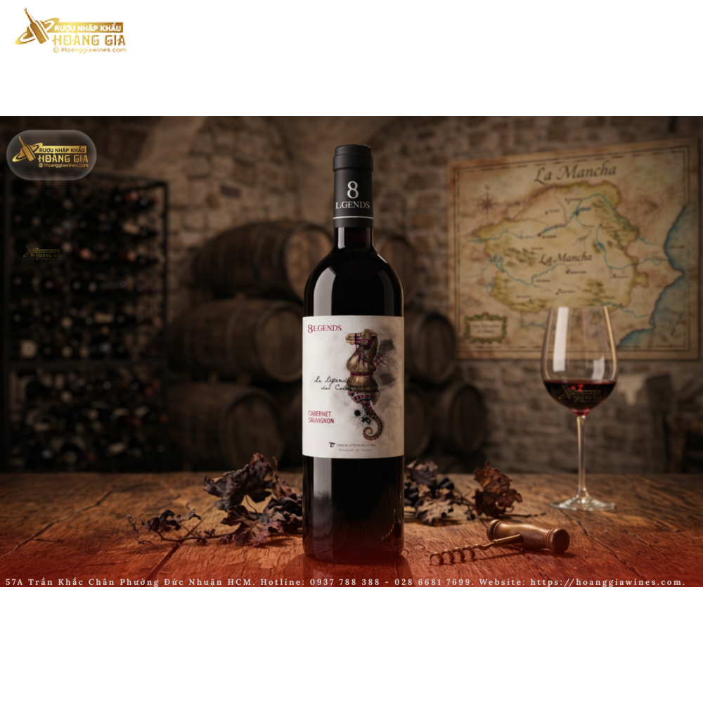 Vang đỏ Tây Ban Nha 8Lgends Leyenda del Caballero Cabernet Sauvignon