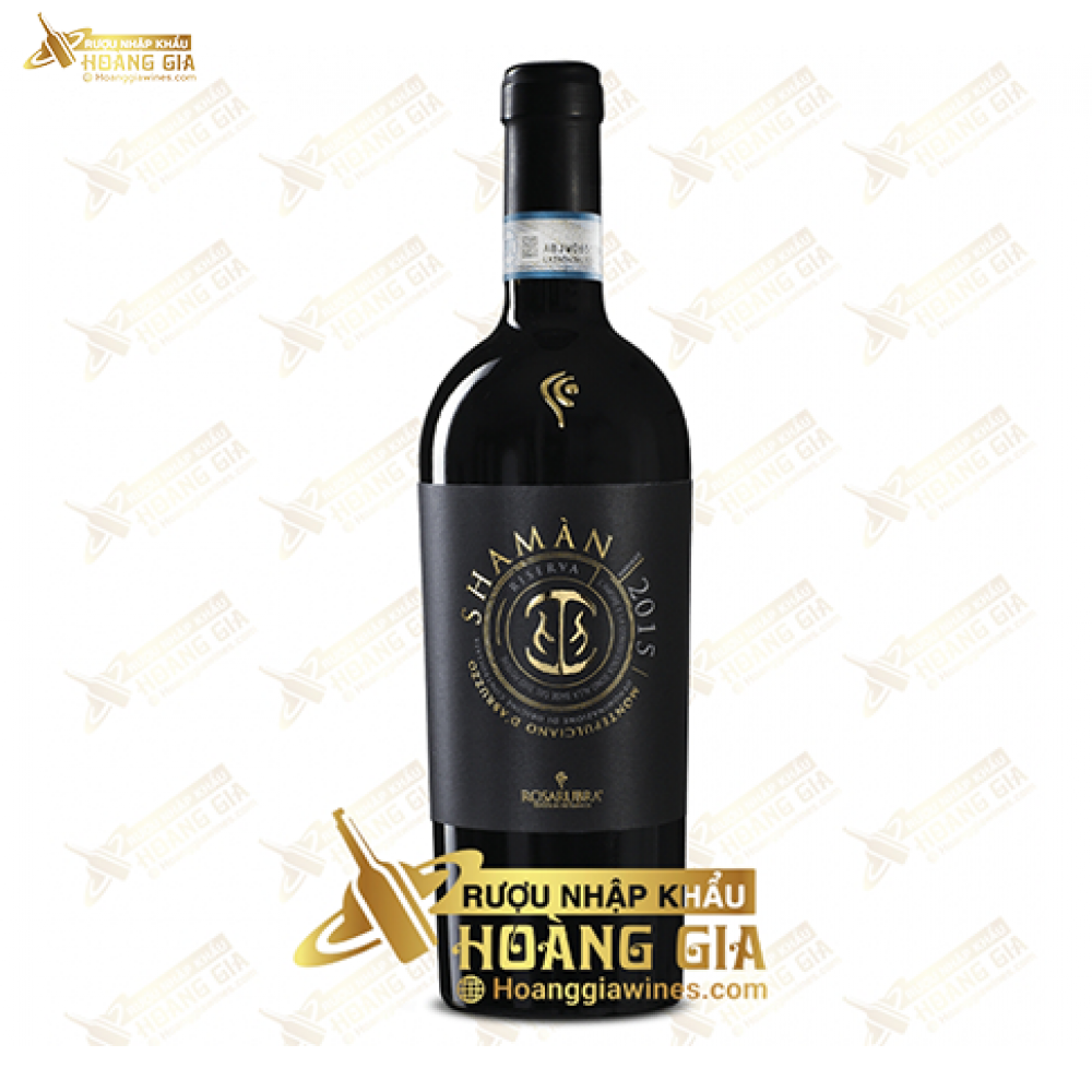 Vang Đỏ Ý Rosarubra Shamàn Montepulciano Nho Montepulciano