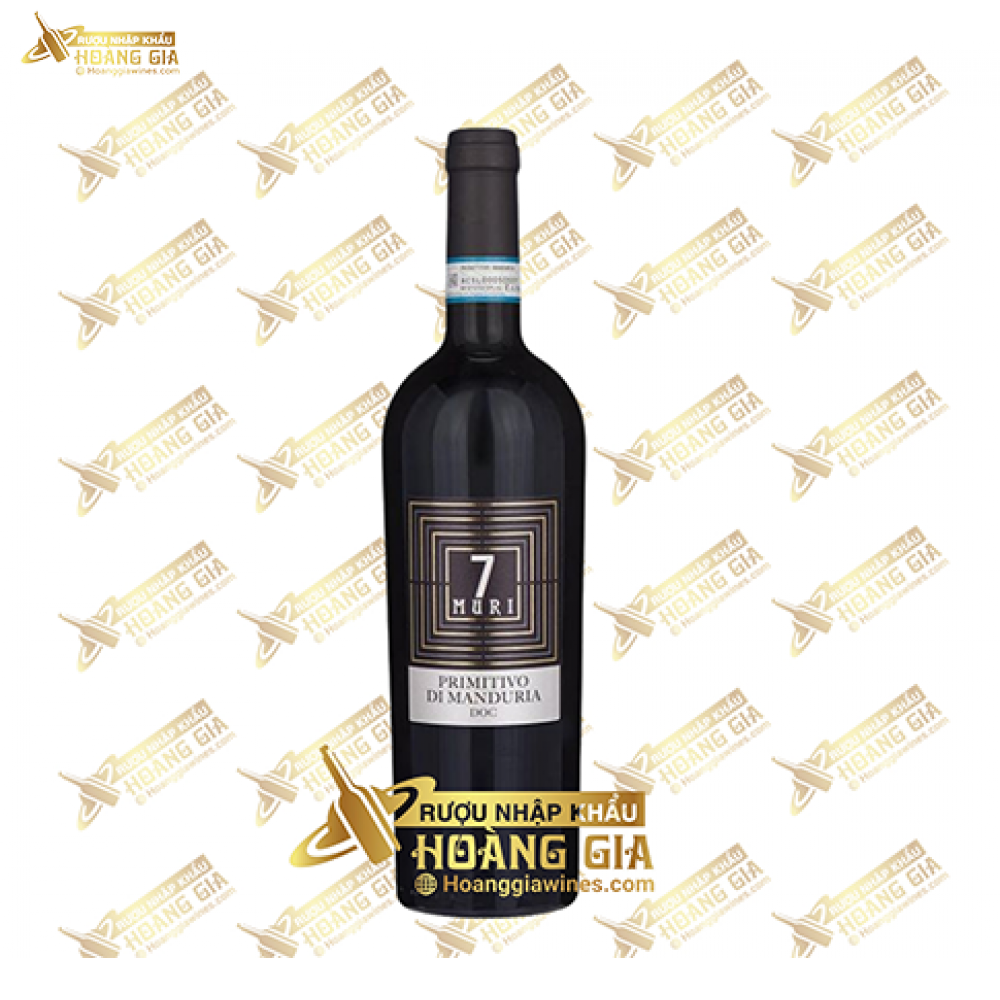 Vang Đỏ Ý Sette Muri Primitivo Di Manduria