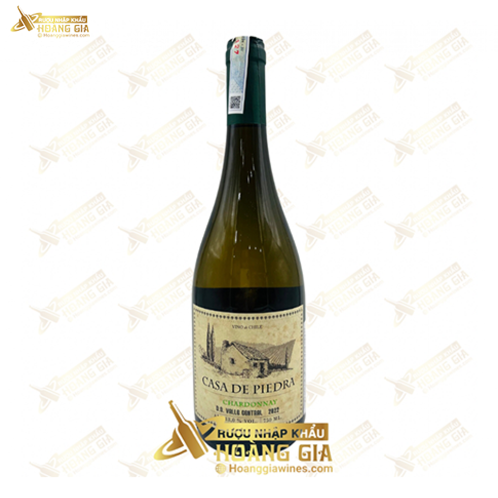 Vang Trắng Chile Casa De Piedra Chardonnay Nho Chardonnay