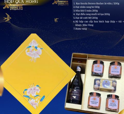  HỘP QUÀ TẾT BÁCH HỢP TÂM GIAO - 2026