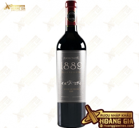 Vang Đỏ Argentina Ammonite 1889 Gran Reserva Nho Blend