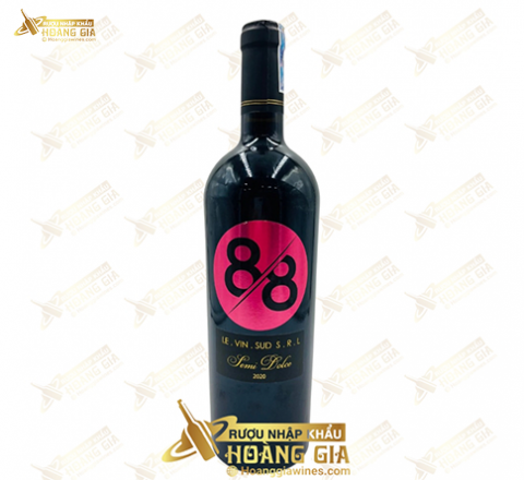 Rượu Vang Đỏ Ý 88 Semi Dolce Nho Semi Dolce