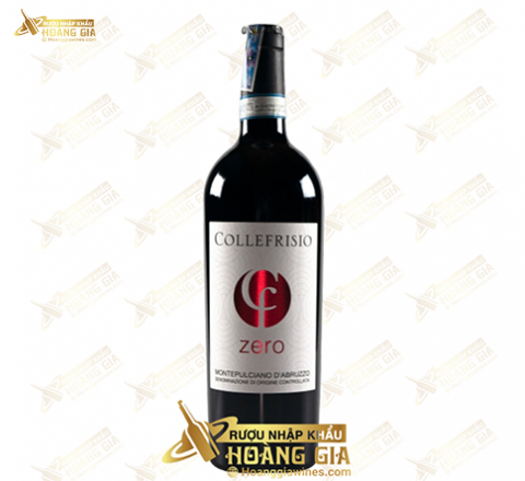 Vang Đỏ Ý Collefrisio Zero Nho Montepulciano