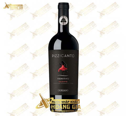 Vang Đỏ Ý Giordano Pizzicanto Primitivo Salento IGT