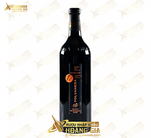 Vang đỏ Ý Organic Polvanera 17 Nho Primitivo