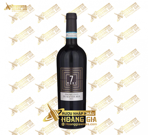 Vang Đỏ Ý Sette Muri Primitivo Di Manduria