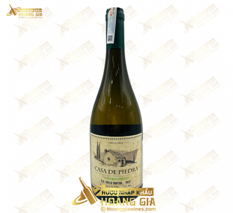 Vang Trắng Chile Casa De Piedra Chardonnay Nho Chardonnay