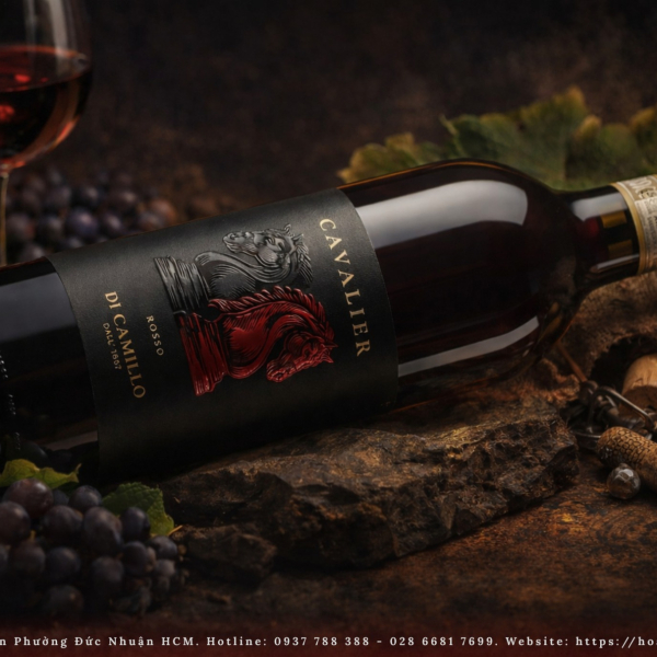 Vang Đỏ Ý Cavalier Rosso Montepulciano Merlot