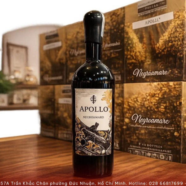Vang Đỏ Ý - APOLLO NEGROAMARO Puglia 