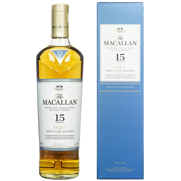 Rượu The Macallan 15YO - Triple Cask Matured