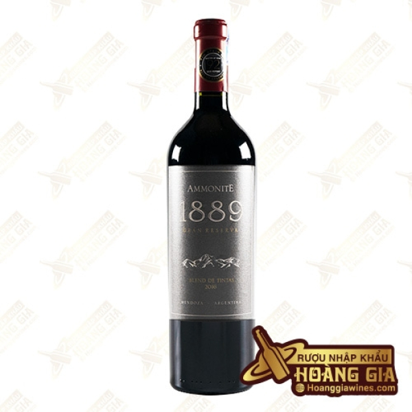 Vang Đỏ Argentina Ammonite 1889 Gran Reserva Nho Blend
