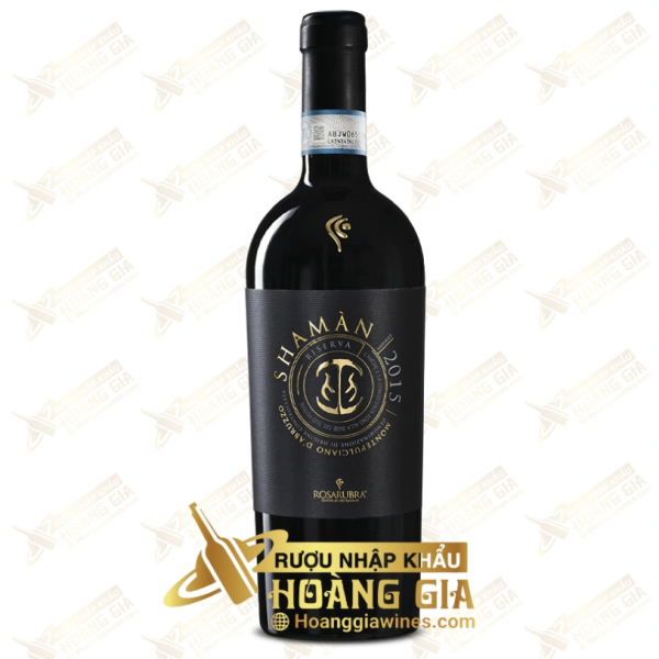 Vang Đỏ Ý Cao Cấp Rosarubra Shamàn Montepulciano Nho Montepulciano