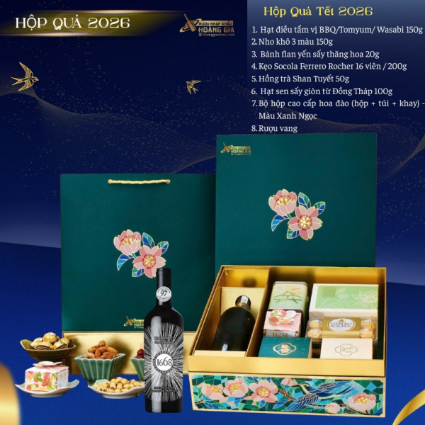 HỘP QUÀ TẾT ĐÀO THẮM XUÂN TÌNH - 2026