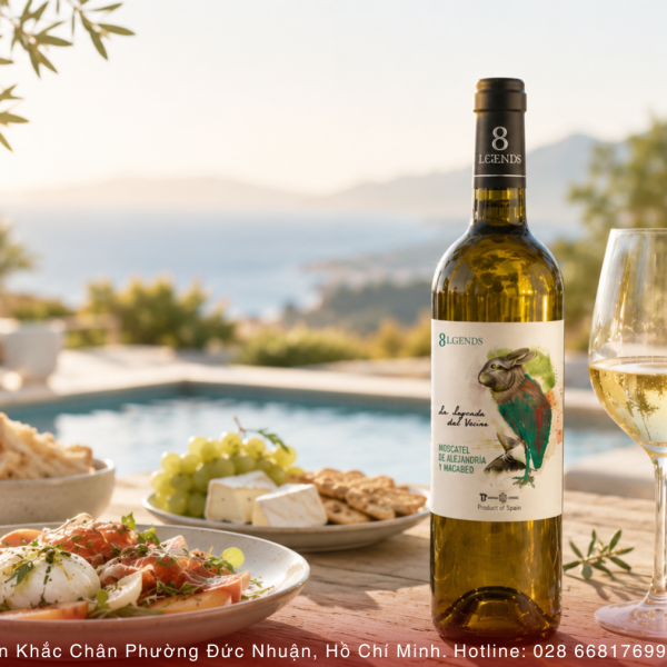 Vang trắng Tây Ban Nha 8Lgends Leyenda del Volcan Moscatel de Alejandria - Moscatel